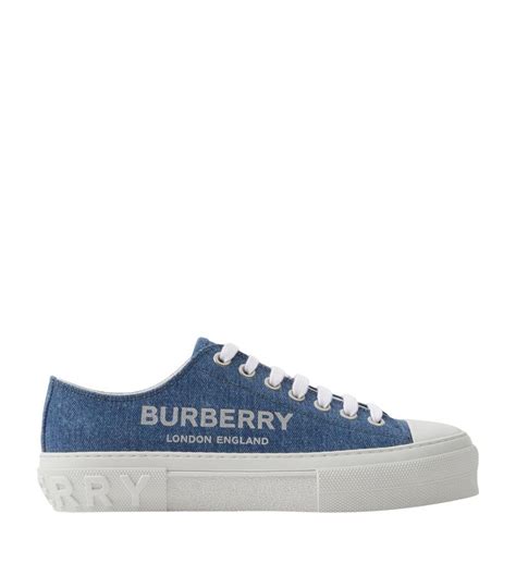 burberry floral sneakers|Burberry denim sneakers.